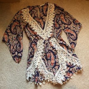 Lulu’s Romper. Size small. Worn once.